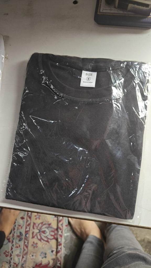 solid color men's round neck T-shirts